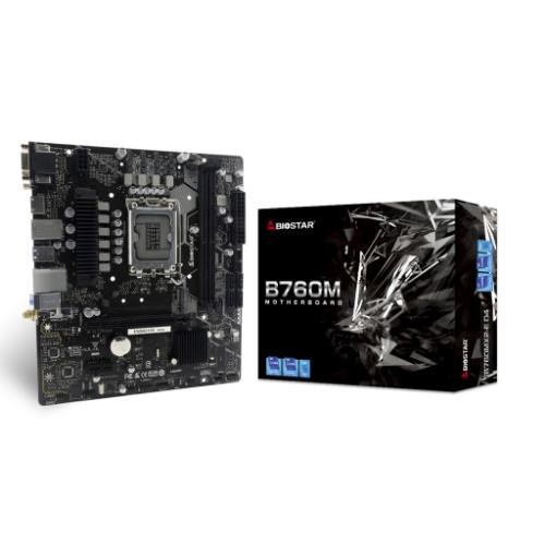 Image of MB BIOSTAR B760MX2-E D4 LGA1700 (RAPTOR LAKE) 2DDR4 VGA+HDMI+DVI PCIE , 4*SATA,M.2, mATX075