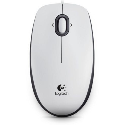 Image of MOUSE LOGITECH "B100 Mouse bianco USB" 3 tasti 800dpi oem075