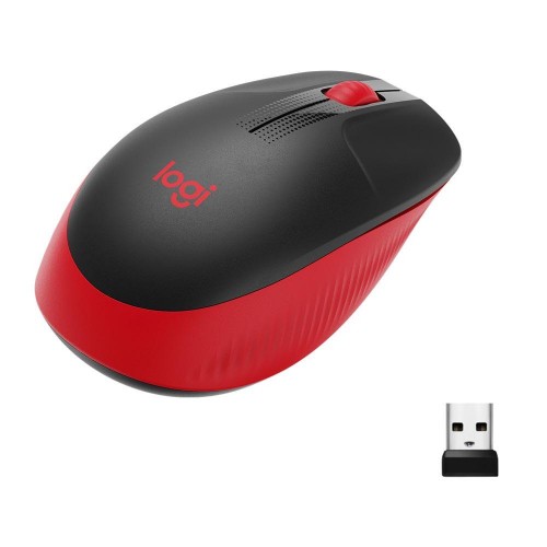 Image of MOUSE LOGITECH "Wireless Mouse M190 " USB 1000 dpi 3 PULSANTI ROSSO 910-005908