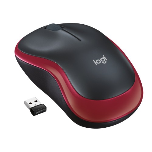 Image of MOUSE LOGITECH "Wireless Mouse M185 Rosso" - 910-002237