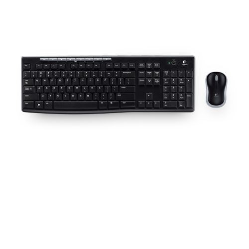 Image of TASTIERA LOGITECH+MOUSE "Wireless Desktop" MK270 NERA USB (COMBO) - 920-004512075