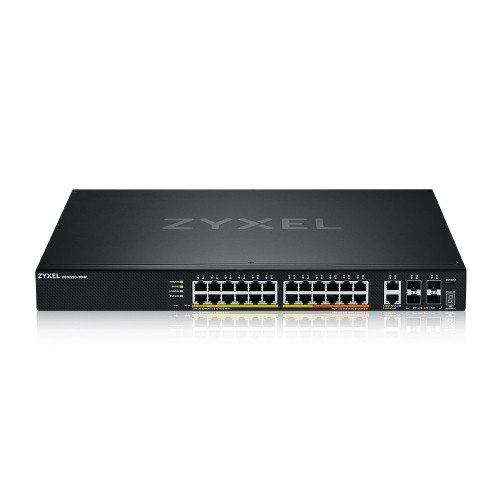 Image of SWITCH ZYXEL XGS2220-30HP 24P Gigabit POE +2P 10GB MultiGigabit POE (Max 400W)+4P 10GB SFP+, Rack Managed Layer 3 Lite Stackable075