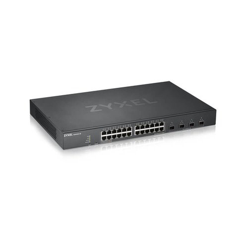 Image of SWITCH ZYXEL XGS1930-28 24P GIGABIT+4P 10GbE SFP+ IPv6, VLAN, QoS, IGMP, Rack - FREE Nebula Basic075