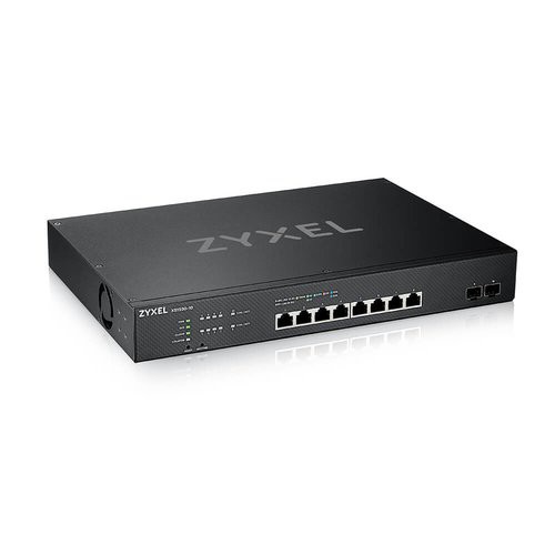 Image of SWITCH ZYXEL XS1930-10 8P MULTIGIGABIT (1G/2.5G/5G/10G) +2P 10GbE SFP+ IPv6, VLAN, QoS, IGMP, StaticRouting FREE Nebula Basic075