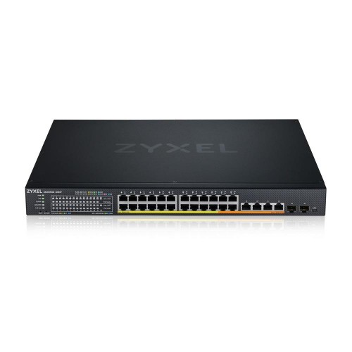 Image of SWITCH ZYXEL XMG1930-30HP-ZZ0101F 20P 2.5 MGigabit Poe +4P 10GbE PoE (max 700W) +2P 10Gbe SFP+ IPv6, VLAN, QoS, IGMP, Rack,NoFan075