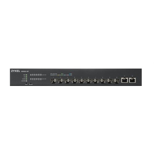 Image of SWITCH ZYXEL XS1930-12F 8P 10GbE SFP+ 2P MultiGigabit IPv6, VLAN, QoS, IGMP, Static Routing, Rack ...075