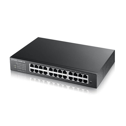 Image of GS-1900-24E v3 - Switch Web Managed 24 porte Gigabit - Supporto IPv6, VLAN - Design senza ventole, Desktop/Rack075