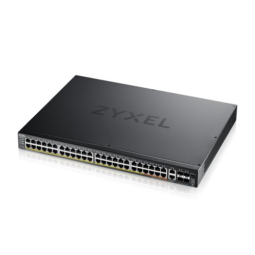 Image of SWITCH ZYXEL XGS2220-54FP 48P Gigabit POE +2P 10GB MultiGigabit POE (Max 960W)+4P 10GB SFP+, Rack Managed Layer 3 Lite Stackable075