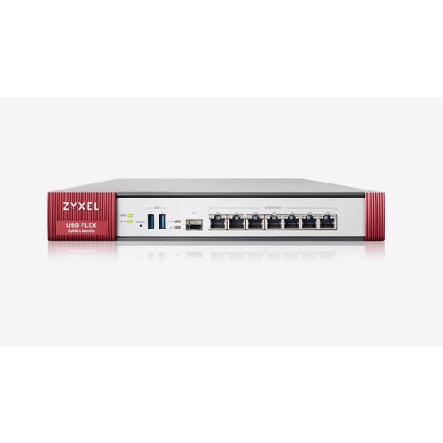 Image of FIREWALL ZXYEL USGFlex Security Gateway 200 VPN: 100 IPSec/L2TP, 60 SSL 2xWAN 1XWAN(SFP) 4xLAN 2xUSB contr 8AP max40 x25 utenti075