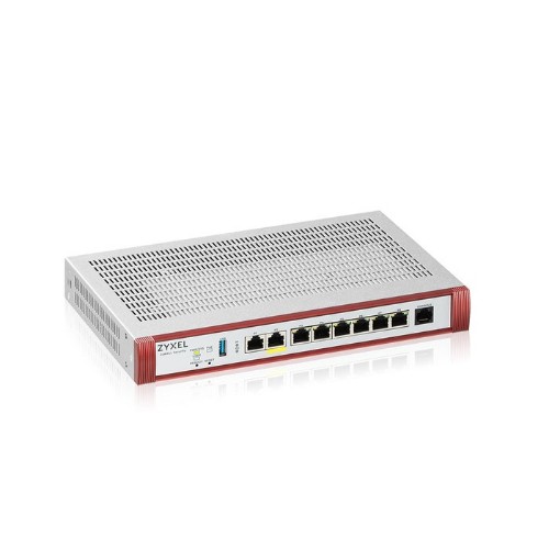 Image of FIREWALL ZXYEL USGFlex Security Gateway 200HP VPN:100IPSec/L2TP, 50SSL WAN, 6xLAN + 1x2.5 1x2.5 POE +1Y Sec Pack, fino a 50utent075