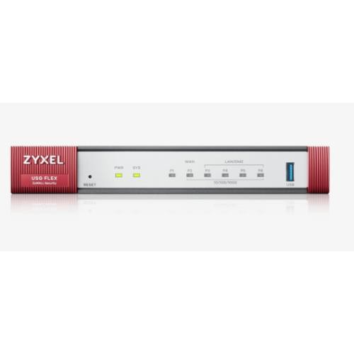 Image of FIREWALL ZXYEL USGFlex Security Gateway 100 VPN: 40 IPSec/L2TP, 30 SSL 1xWAN, 3xLAN, 1xOPT 1xUSB +1Y SEC PACK x15 utenti075