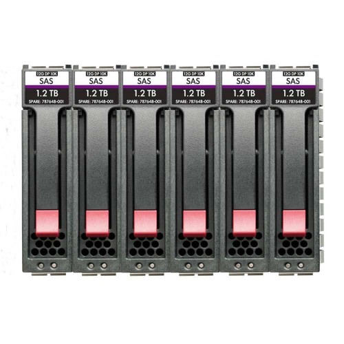 Image of HPE MSA 48TB SAS 12G Midline 7.2K LFF (3.5in) M2 1 Year Warranty 6-pack HDD Bundle075