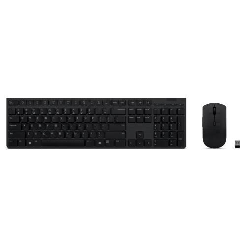 Image of Lenovo Professional Wireless Rechargeable Keyboard and Mouse Combo Italy - 4X31K03951075