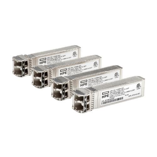 Image of HPE MSA 16Gb Short Wave Fibre Channel SFP+ 4-Pack Transceiver075