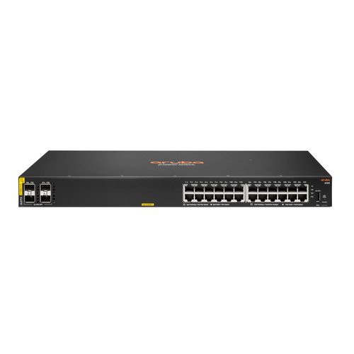 Image of SWITCH HPE JL677A ARUBA 6100 24 PORTE 10/100/1000 POE+ (370W) + 4X 1GB/10GB SFP+ GAR A VITA075