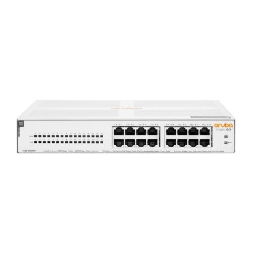 Image of SWITCH ARUBA INSTANT ON R8R48A 1430 UNMANAGED 16 PORTE 10X100X1000 CLASS4 POE 124W075