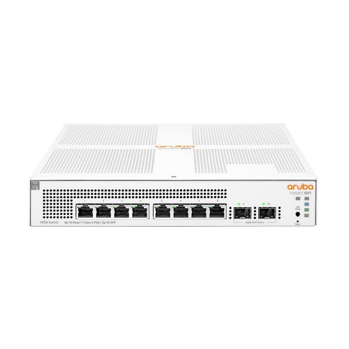 Image of SWITCH ARUBA INSTANT ON 1930 8G MANAGED 8XRJ45 10/100/1000 POE 124W + 2SFP 1GBE GARANZIA A VITA - JL681A075