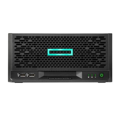 Image of MICRO SERVER HPE P54644-421 GEN10 PLUS V2 G6405 2CORE 4.10GHZ 16GB DDR4 3200MHZ 4XNHP 3.5IN VROC RAID NOODD 180W 1yNBD075