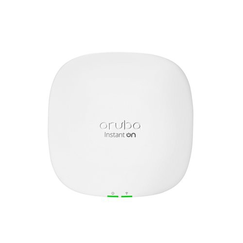 Image of ACCESS POINT ARUBA R9B33A INSTANT ON AP25 INDOOR 802.11AX WAVE 4, 4X4:4 MU-MIMO WIFI6 + ALIM 12V/18W 1Y075