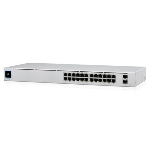 Image of UBIQUITI SWITCH 24 PORTE LAN GIGABIT PoE Gen2, di cui 16P PoE 802.3af/at PoE 95W, 2P SFP - USW-24-POE-EU075