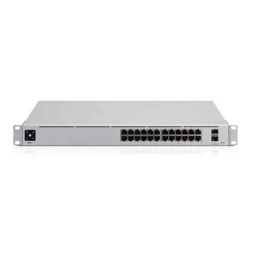 Image of UBIQUITI SWITCH 24 PORTE LAN GIGABIT PoE Gen2, di cui 16P 802.3af/at PoE, 8P 802.3bt PoE, 2P 1/10G SFP+, USW-PRO-24-POE-EU075