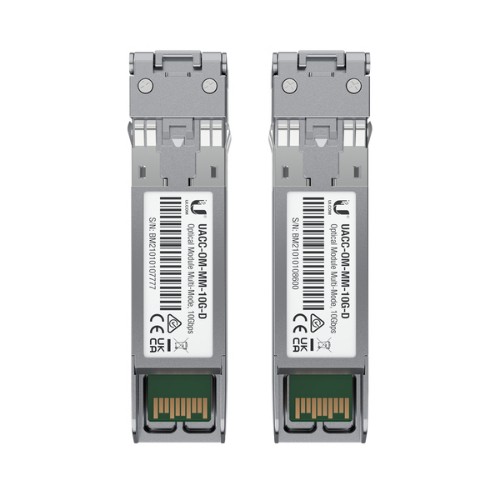 Image of Ubiquiti Networks UACC-OM-MM-10G-D-2 modulo del ricetrasmettitore di rete Fibra ottica 10000 Mbit/s 850 nm075