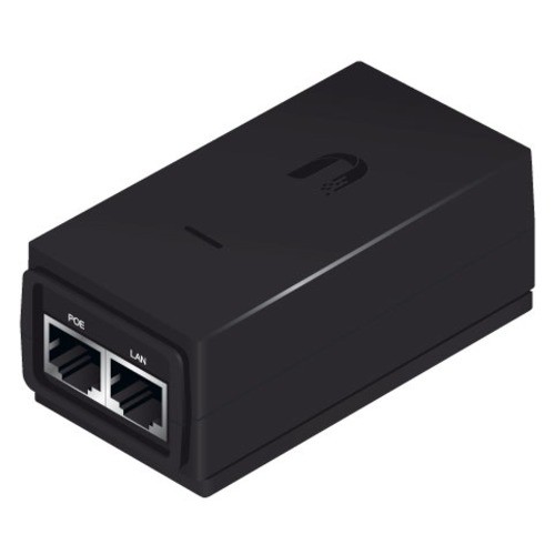 Image of ADATTATORE POE INJECTOR UBIQUITI POE-24 POE INJECTOR,24VDC 0.5A, 12W, Gbit - POE-24-12-W-G COLORE NERO075