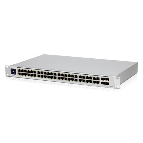 Image of UBIQUITI SWITCH 48 PORTE LAN GIGABIT PoE Gen2, di cui 32P PoE 802.3af/at PoE 195W, 4P SFP - USW-48-POE-EU075