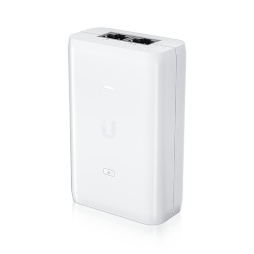 Image of Ubiquiti. Compact PoE+ Injector capable of delivering 30 W of power to your Ubiquiti Access Points and Cameras - U-POE-at-EU075