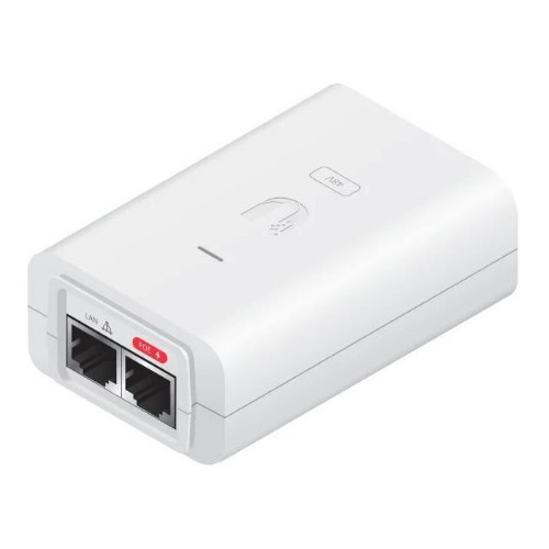 Image of ADATTATORE POE INJECTOR UBIQUITI POE-24 POE INJECTOR,24VDC 1A, 24W, Gbit - POE-24-24W-G-WH-EU075