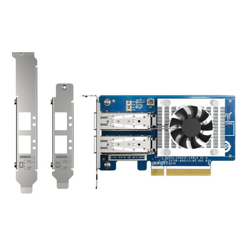 Image of Dual-port SFP28 25GbE network expansion card low-profile form factor PCIe Gen4 x8 - QXG-25G2SF-CX6