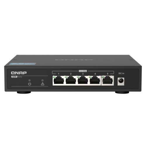 Image of QNAP SWITCH 5 port 2.5Gbps auto negotiation (2.5G/1G/100M), unmanagement switch QSW-1105-5T075