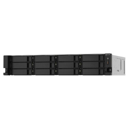 Image of NAS RACK 2U QNAP TS-1273AU-RP-8G 12HD 3,5"/2,5" NOHDD 2P 2.5 GBE 2USB-C 2USB-A 8GB DDR4 4C AMD Ryzen V1000 V1500B 2x300w075