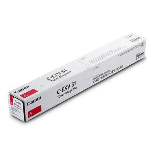 Image of TONER CANON C-EXV51L Toner Magenta X iR C5535 C5535i C5540i C5550i C5560i C5735i C5740i C5750i 26.000PP 0486C002075