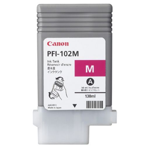 Image of CANON SERBATOIO INCH. MAGENTA PFI-102M SINGOLO (130ml) 0897B001 x iPF 610/710/720/605/510075