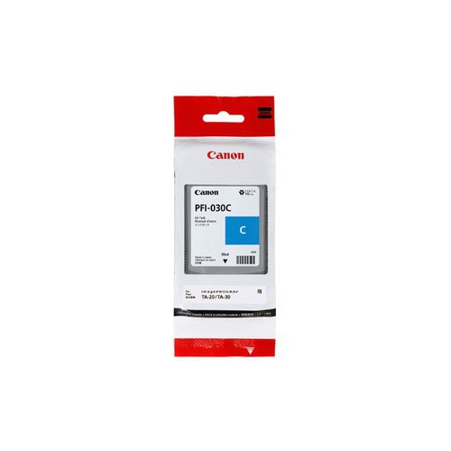 Image of CANON SERBATOIO INCH. CIANO PFI-030C SINGOLO (55ml) 3490C001 x TA-20 TA-30 TM-240 TM-340075