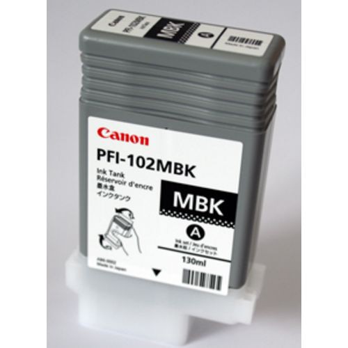 Image of CANON SERBATOIO INCH. NERO MATT PFI-102MBK SINGOLO (130ml) 0894B001 x iPF 610/710/720/605/510075