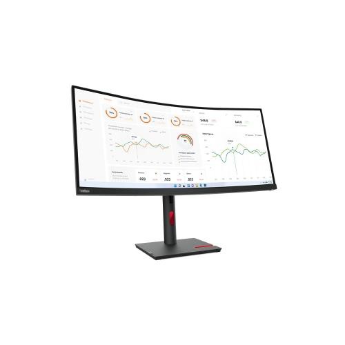 Image of MONITOR LENOVO T34w-30 63D4GAT1EU 34" VA/WQHD/HDMI,DP,USB-C (75W)/Ethernet075