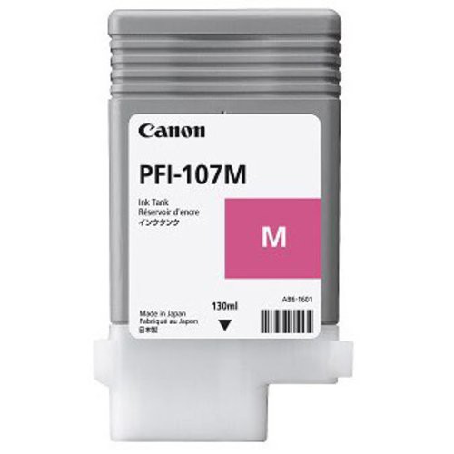 Image of CANON SERBATOIO INCH. MAGENTA PFI-107 M SINGOLO (130ml) x IPF 670 680 685 770 780 785075