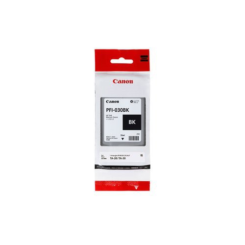 Image of CANON SERBATOIO INCH. NERO PFI-030BK SINGOLO (55ml) 3489C001 x TA-20 TA-30 TM-240 TM-340075