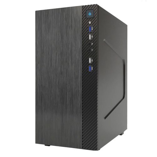 Image of CASE ITEK MICRO ATX "SMALLCOM-B" MINI TOWER 2*USB2, 2*USB3, No Alim. Brushed - ITOCSCB122075