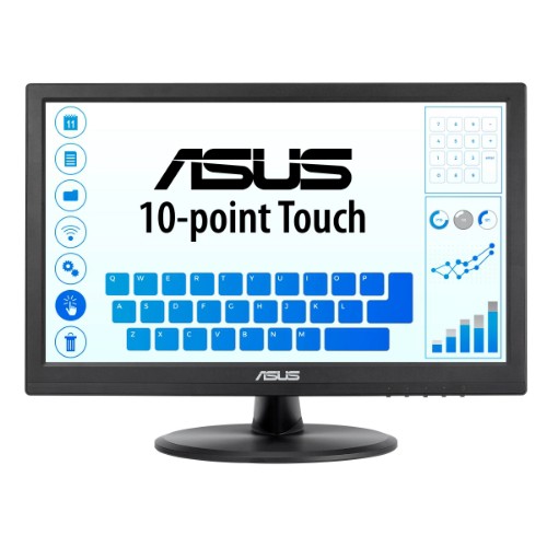 Image of MONITOR ASUS TOUCH SCREEN LED 15.6" Wide VT168HR 1366x768 5ms 220cd/m²100.000.000:1 HDMI 10punti multitouch