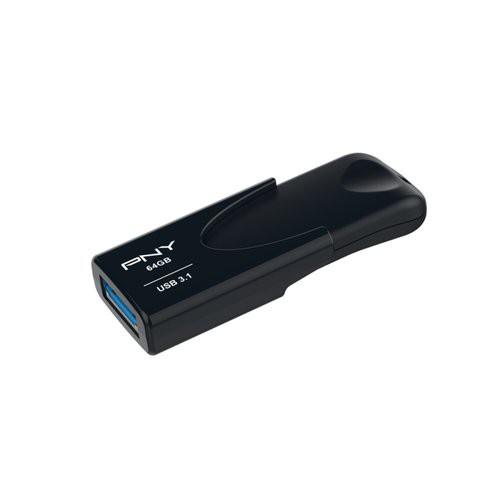 Image of FLASH DRIVE PNY USB 3.0/3.1 64GB "ATTACHE 4" - FD64GATT431KK-EF