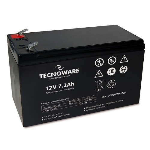 Image of BATTERIA TECNOWARE 12V 7.2Ah FASTON 6,3MM EACPE12V7A2TWP075