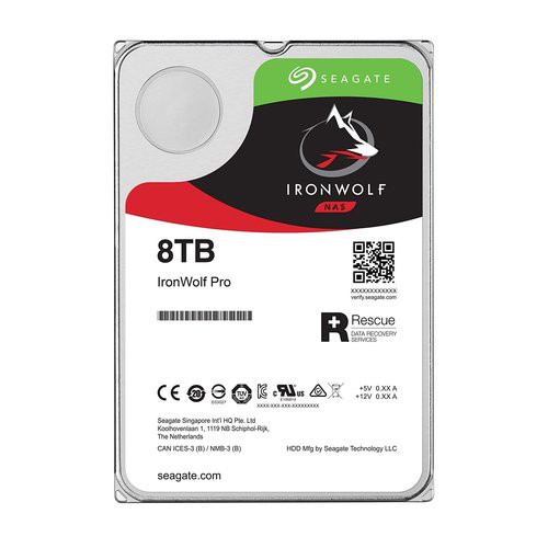 Image of HD SEAGATE IRON WOLF SATA3 8TB 3.5" 7200 RPM 256mb cache 24x7 - NAS HDD - ST8000VN004 - Gar. 3 anni075