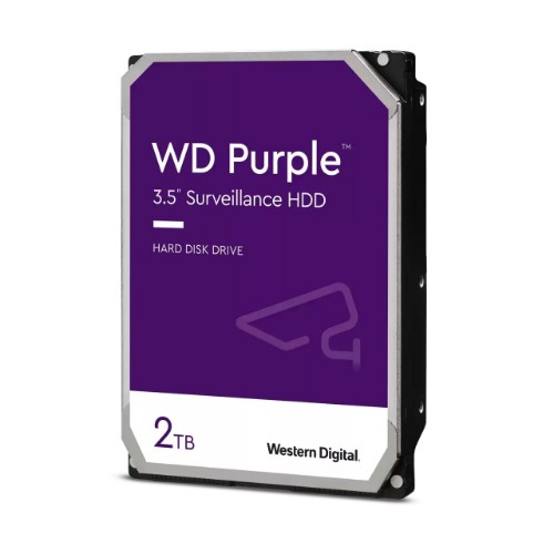 Image of HD WD SATA3 2TB 3.5" PURPLE INTELLIPOWER 64mb cache 24x7 - (Ideali per DVR/PVR) WD23PURZ - Gar. 3 anni075