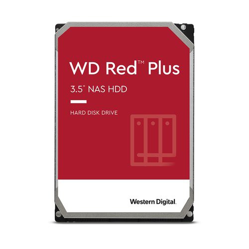 Image of HD WD SATA3 10TB 3.5" RED PLUS INTELLIPOWER 256mb cache 24x7 - NAS HARD DRIVE - WD101EFBX075