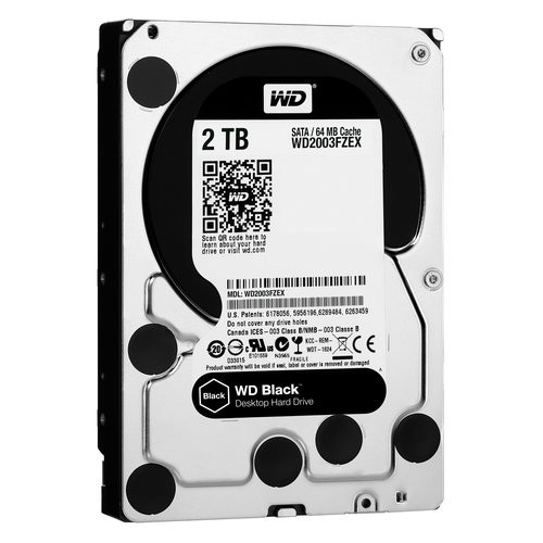 Image of HD WD SATA3 2TB 3.5" BLACK 7200 RPM 64mb cache - WD2003FZEX075