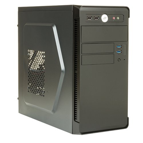 Image of CASE ITEK MICRO ATX "RIVER" 500W 2*USB3, FAN 12cm fan,FULL BK, ITOCR170075