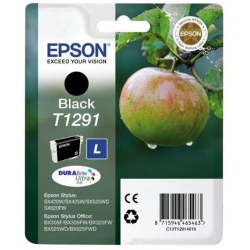 Image of INK EPSON T129 Nero Mela-Tg L x SX230 SX235W BX320FW WF-7015 WF-7515 WF-7525 WF-3010DW WF-3520DWF WF-3530DTWF WF-3540DTWF075